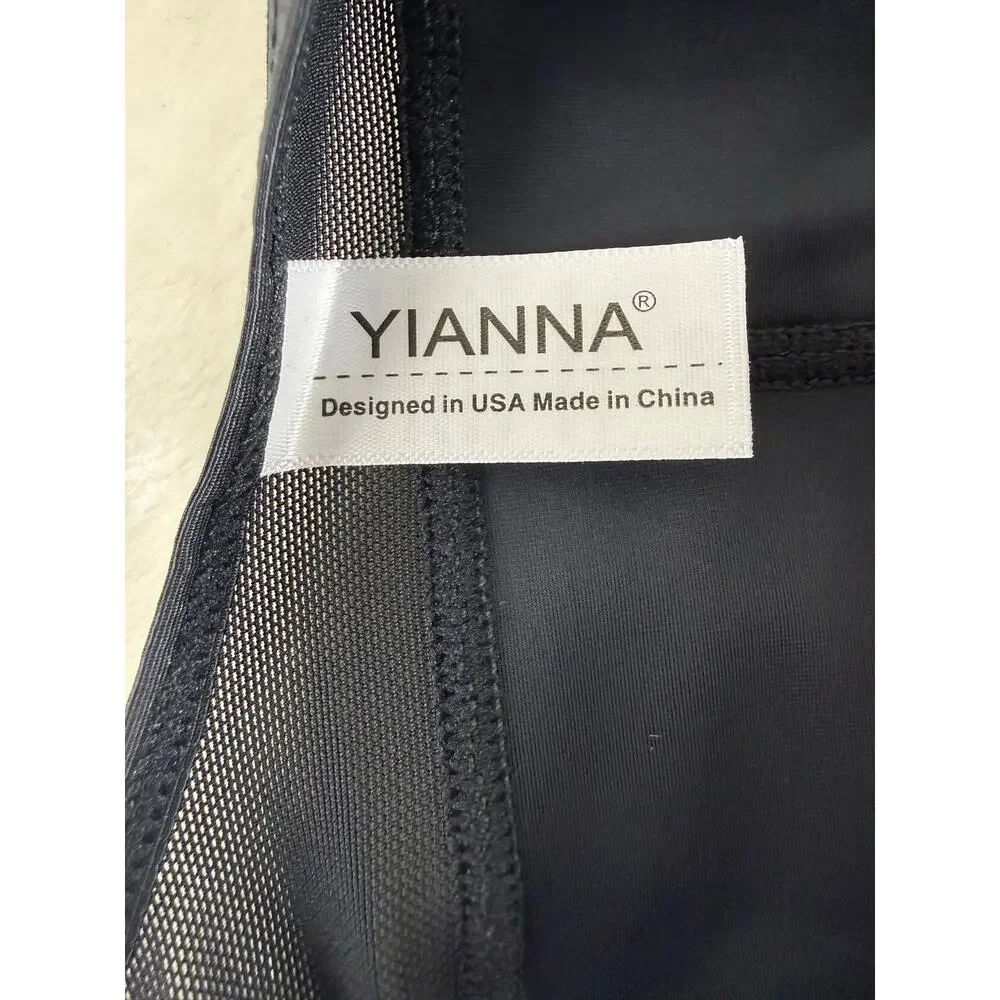 Yianna Fajas Columbianas Shapewear Women's Size XS 7283 Zip Front / Crotch
